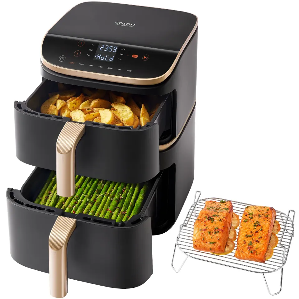 Cosori Turbo Tower Pro chytrá horkovzdušná fritéza 10,8l černá