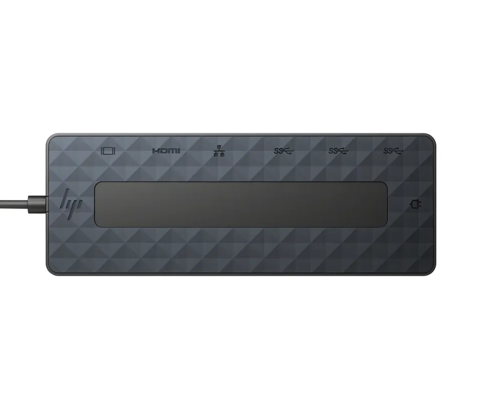 HP dock - Universal USB-C Multiport Hub (2x USB-A 3.2, 1xUSB-C, 1xHDMI 2.0, 1xDP 1.2, USB-C 65W, RJ45, bez zdroje