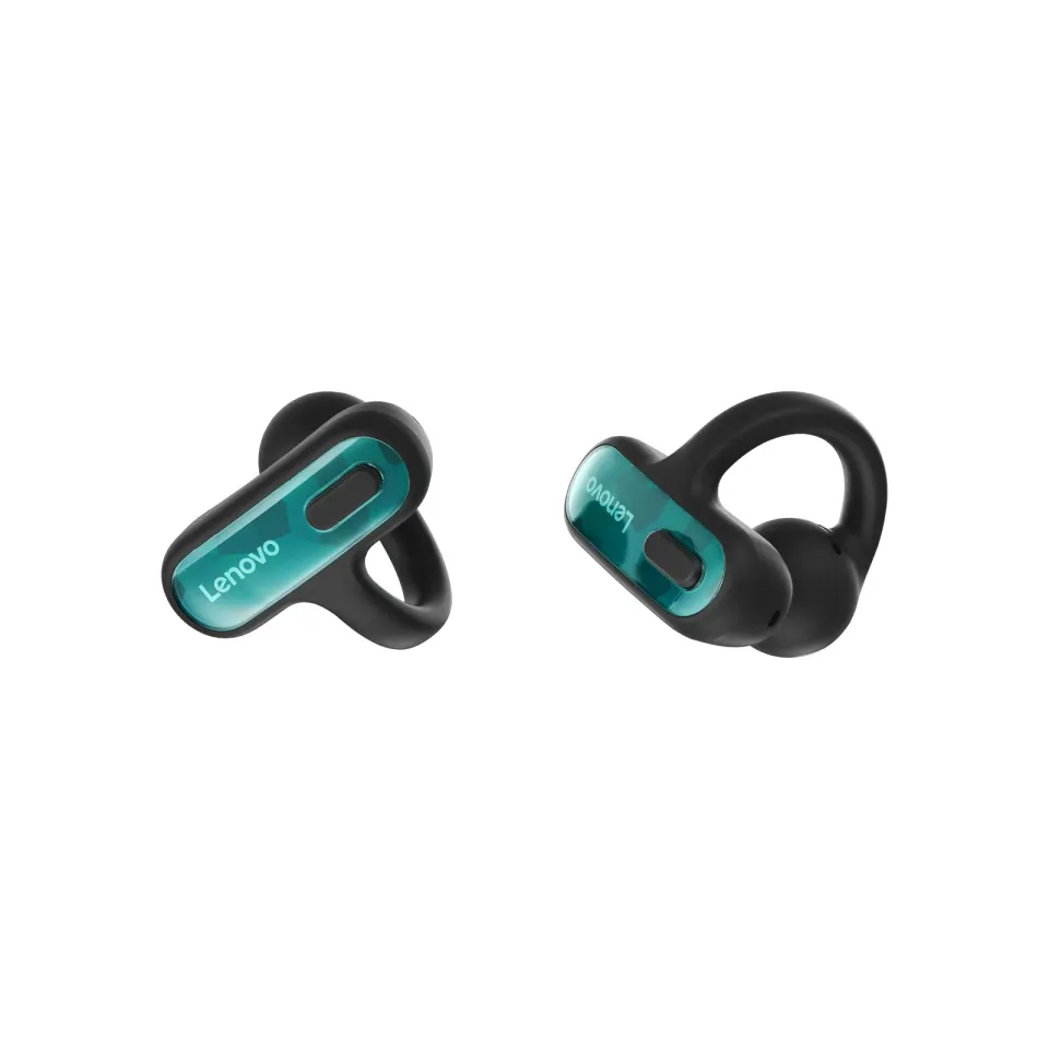 Lenovo Open-Ear Clip-on Earbuds X500 = True Wireless sluchátka v černé barvě