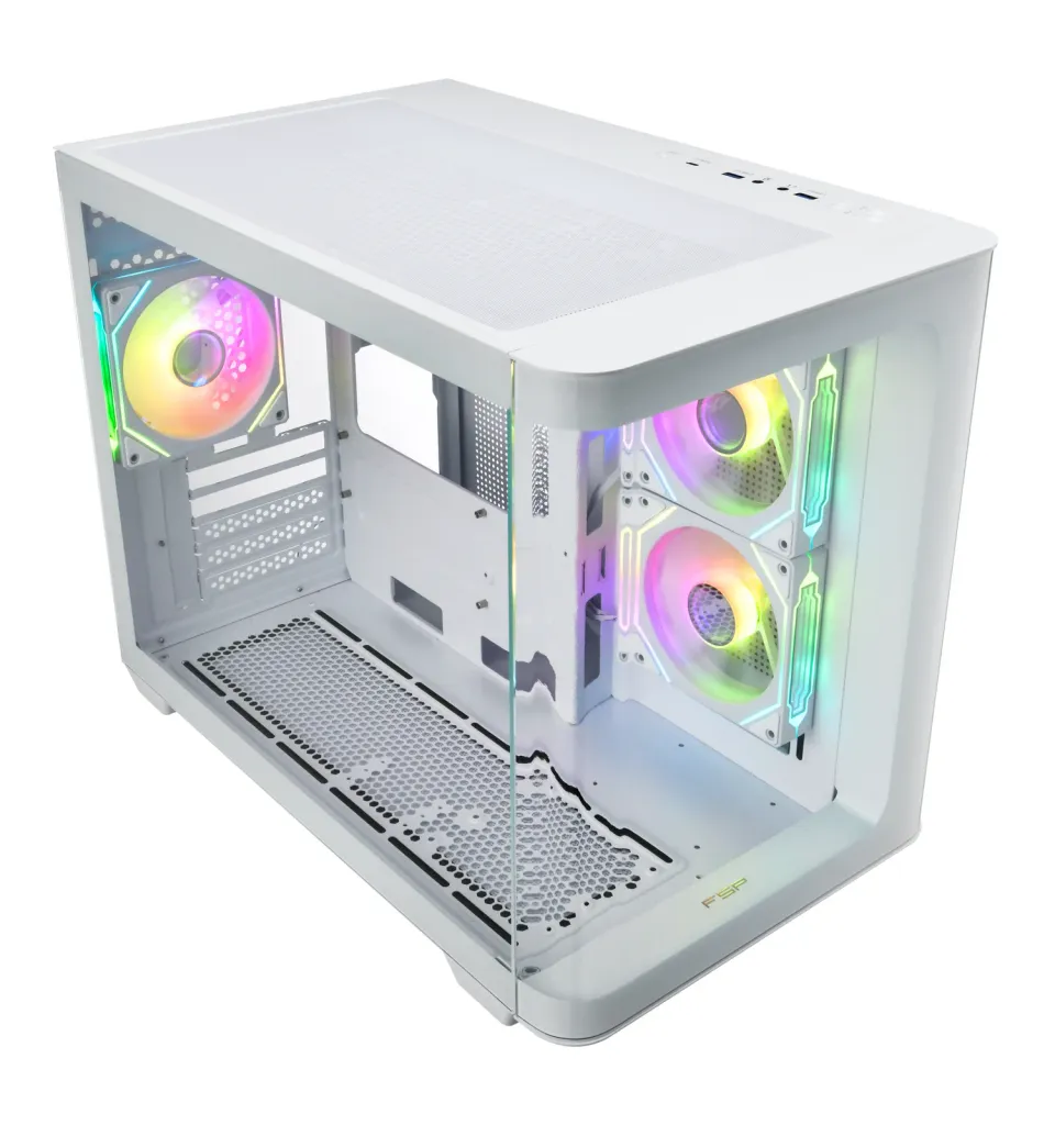 FSP S380-WA/Micro ATX/Transpar./Bílá