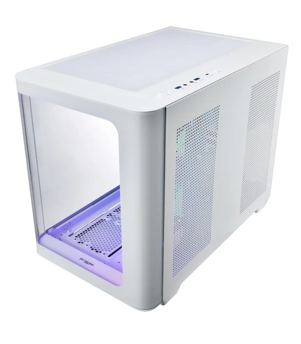 FSP S380-WA/Micro ATX/Transpar./Bílá