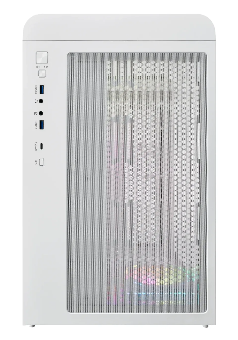 FSP S380-WA/Micro ATX/Transpar./Bílá
