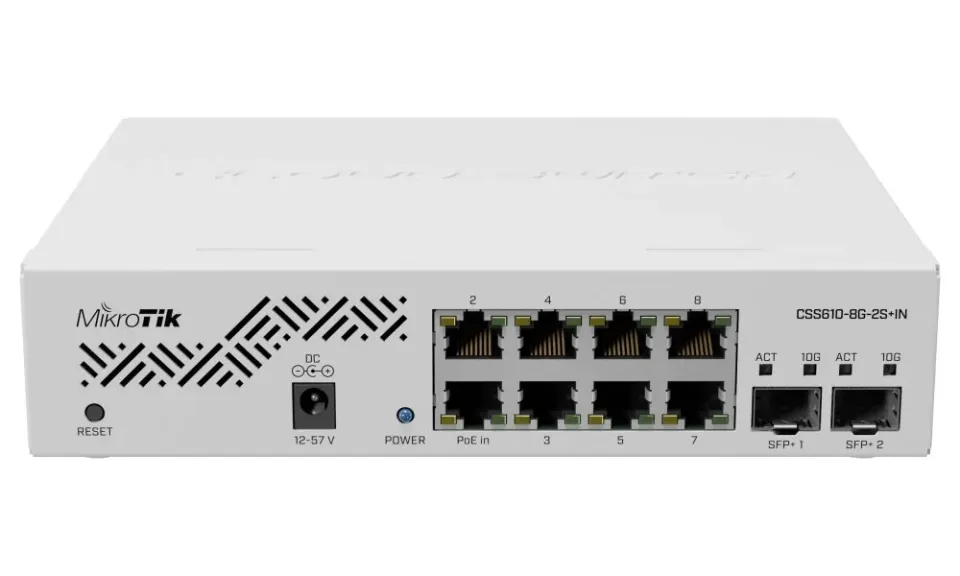 MIKROTIK Cloud Smart Switch, CSS610-8G-2S+IN