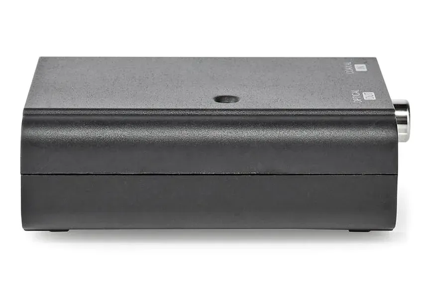 Nedis ACON2505BK - Digitální audio převodník | 1cestný | Vstupní konektor: 1x S