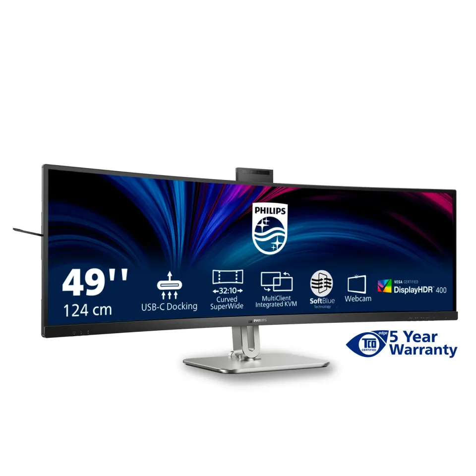Philips LCD 49B2U6900CH 48,8" zakř. VA/5120x1440@75Hz/4ms/450cd/2xHDMI/DP/4xUSB/