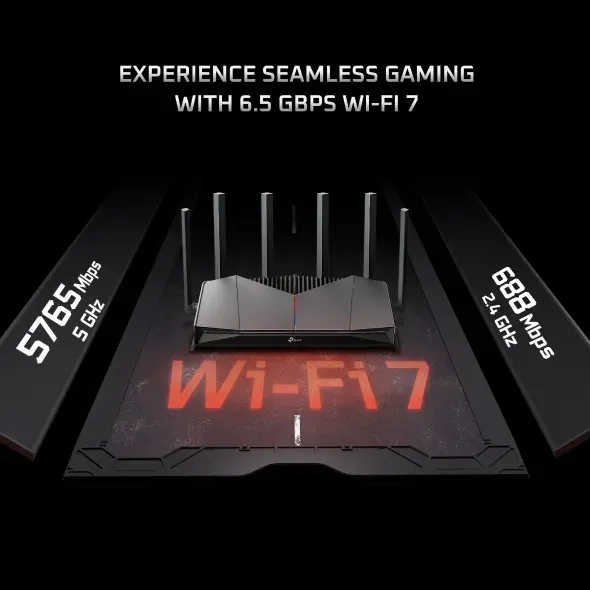 TP-Link Archer GE400 Herní dvoupásmový Wi-Fi 7 router BE6500