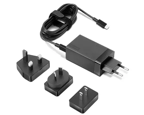 Lenovo adaptér ThinkPad 65W AC USB-C Travel (vyměnitelné koncovky pro zásuvky EU