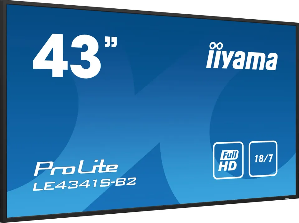 43" iiyama LE4341S-B2: IPS,FHD,3xHDMI,LAN,USB