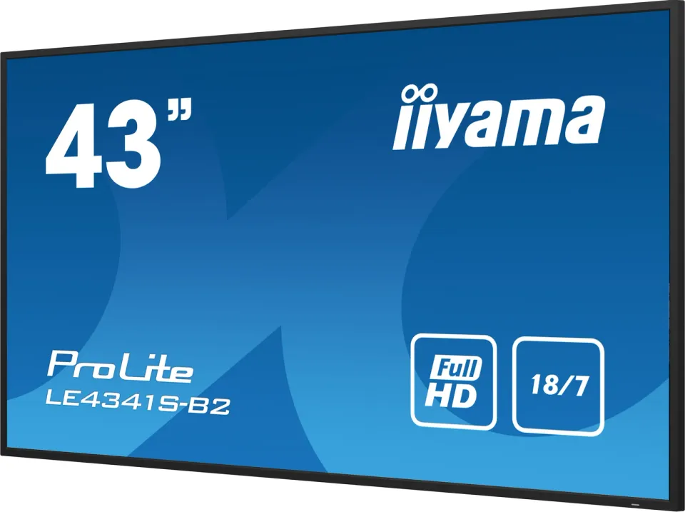 43" iiyama LE4341S-B2: IPS,FHD,3xHDMI,LAN,USB