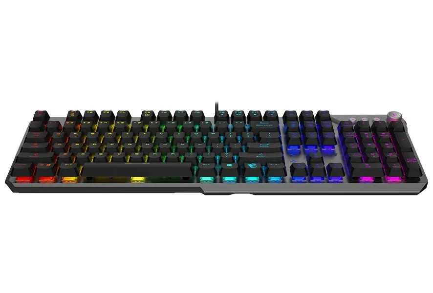 MSI herní klávesnice STRIKE 600 V2 Silent/ drátová/ mechanická/ RGB podsvícení/ USB/ CZ+SK layout
