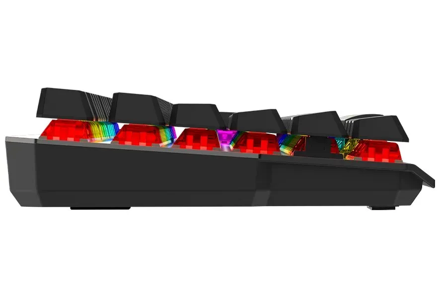 MSI herní klávesnice STRIKE 600 V2 Silent/ drátová/ mechanická/ RGB podsvícení/ USB/ CZ+SK layout