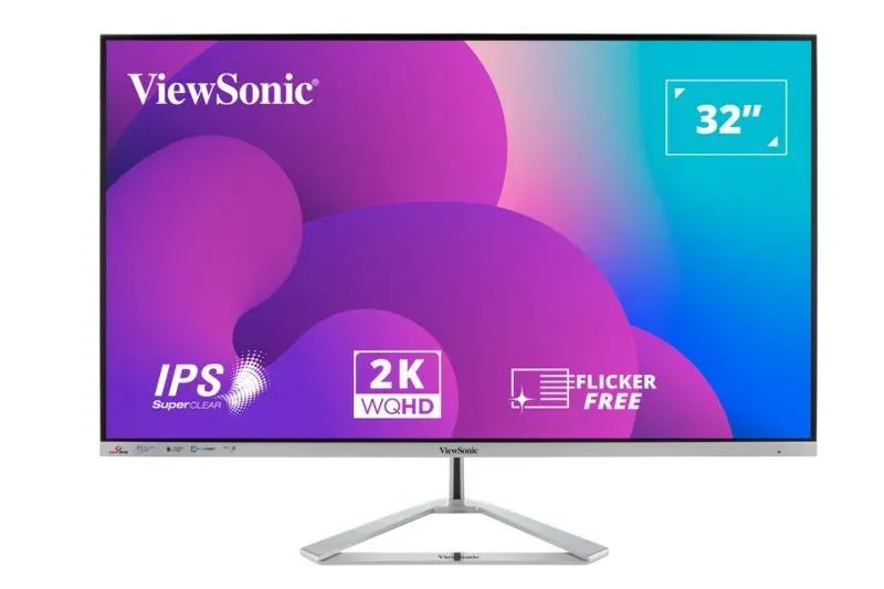 VIEWSONIC LCD 32" monitor VX3276-2K-MHD-2 2560x1440 IPS (repro, 4ms, 250cd, 75Hz, HDMI+ DPort)