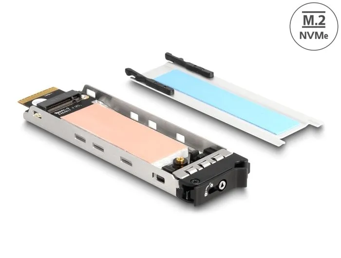 Delock Vnitřní zásobník mobilní přihrádky na 1 x SSD M.2 NMVe pro mobilní přihrá