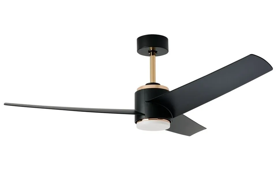 IMMAX NEO LITE BEAUTY SMART LED stropní svítidlo s ventilátorem 18W, Wi-Fi, TUYA, růžové zlato-černé