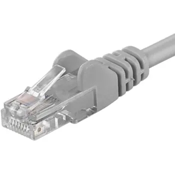 Premiumcord Patch kabel CAT6a S-FTP, RJ45-RJ45, AWG 26/7 1,5m šedá