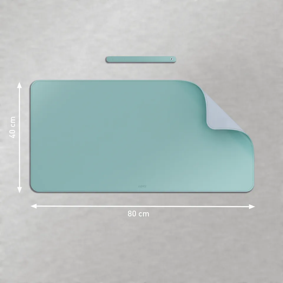 LEITZ podložka na stůl 40x80 cm mátová