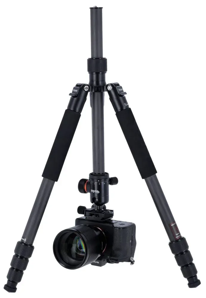 Rollei Stativ C6i Karbon/ Zátěž 12kg/ Vytažený 171,5 cm/ Karbon/ Černý