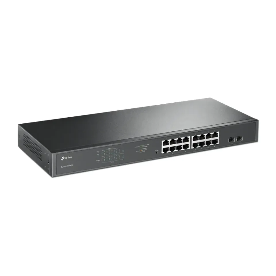 TP-Link TL-SG1218MPE Switch 16xGLAN 2xSFP PoE 192W