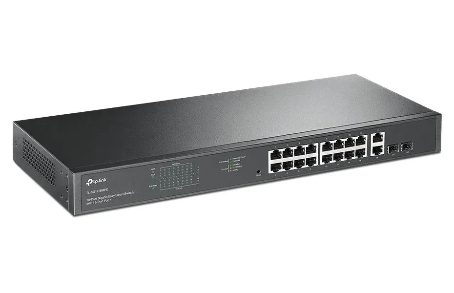 TP-Link TL-SG1218MPE Switch 16xGLAN 2xSFP PoE 192W