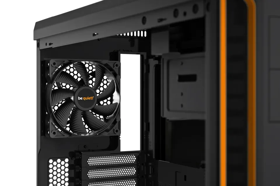 Be quiet! skříň PURE BASE 600 Window / MidT / průhledná bočnice / bez zdroje / 2xUSB 3.0 / černo-oranžová