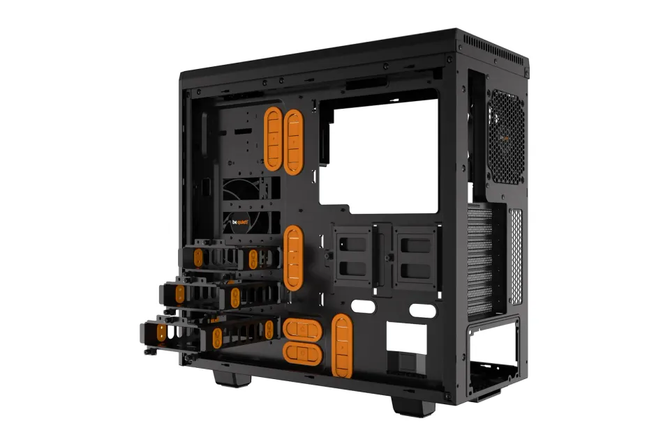 Be quiet! skříň PURE BASE 600 Window / MidT / průhledná bočnice / bez zdroje / 2xUSB 3.0 / černo-oranžová