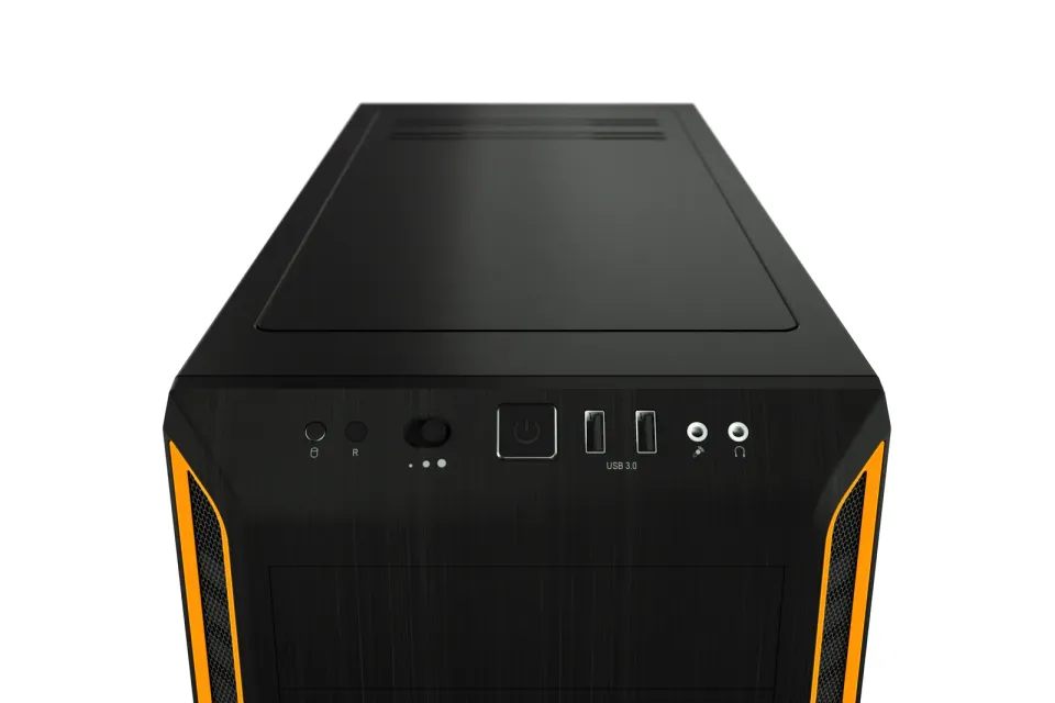 Be quiet! skříň PURE BASE 600 Window / MidT / průhledná bočnice / bez zdroje / 2xUSB 3.0 / černo-oranžová