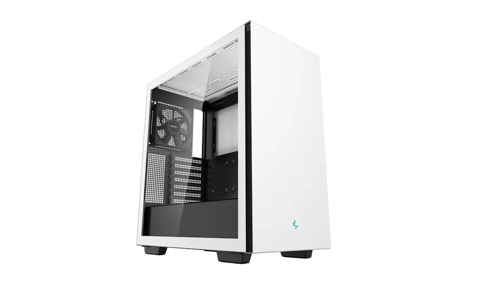 DEEPCOOL skříň CH510 WH / E-ATX / 120 mm fan / 2xUSB 3.0 / tvrzené sklo / bílá