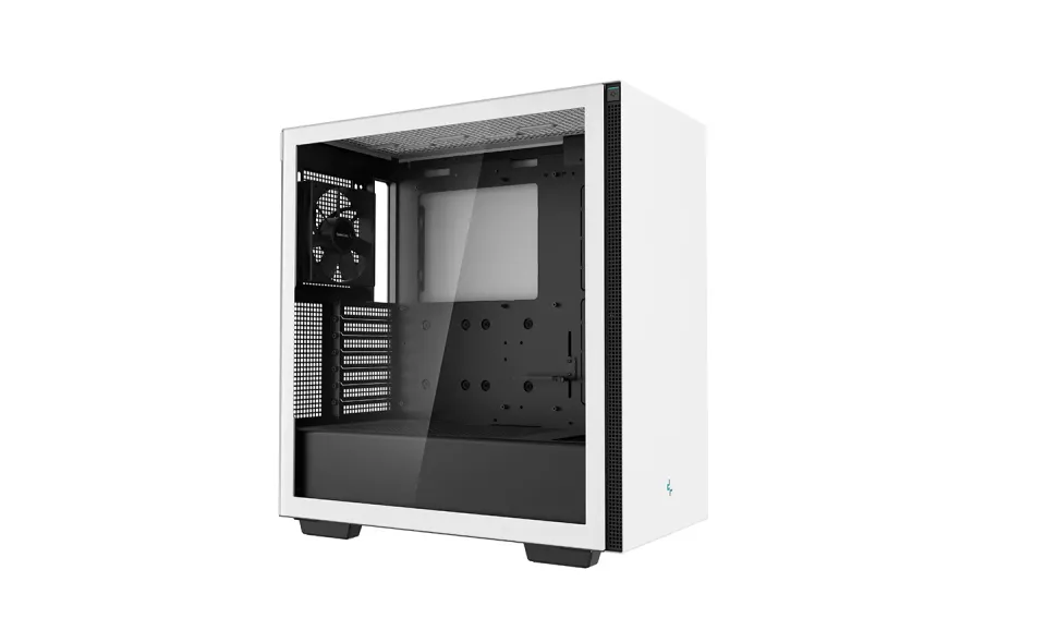 DEEPCOOL skříň CH510 WH / E-ATX / 120 mm fan / 2xUSB 3.0 / tvrzené sklo / bílá