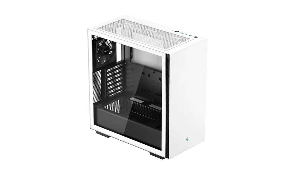 DEEPCOOL skříň CH510 WH / E-ATX / 120 mm fan / 2xUSB 3.0 / tvrzené sklo / bílá