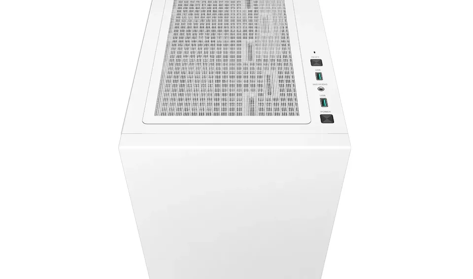 DEEPCOOL skříň CH510 WH / E-ATX / 120 mm fan / 2xUSB 3.0 / tvrzené sklo / bílá