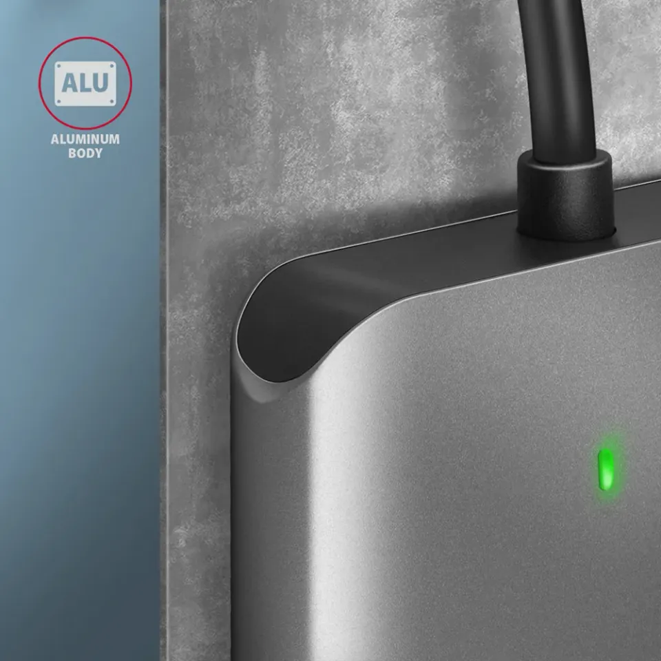 AXAGON CRE-S3, hliníková vysokorychlostní USB-A 3.2 Gen 1 čtečka paměťových kare