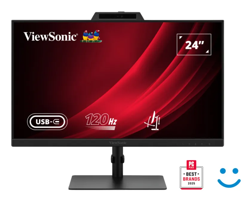 Viewsonic VG2441V 24" IPS/1920x1080@120Hz/4ms/250cd/HDMI/DP/USB/USB-C/Webcam/Rep