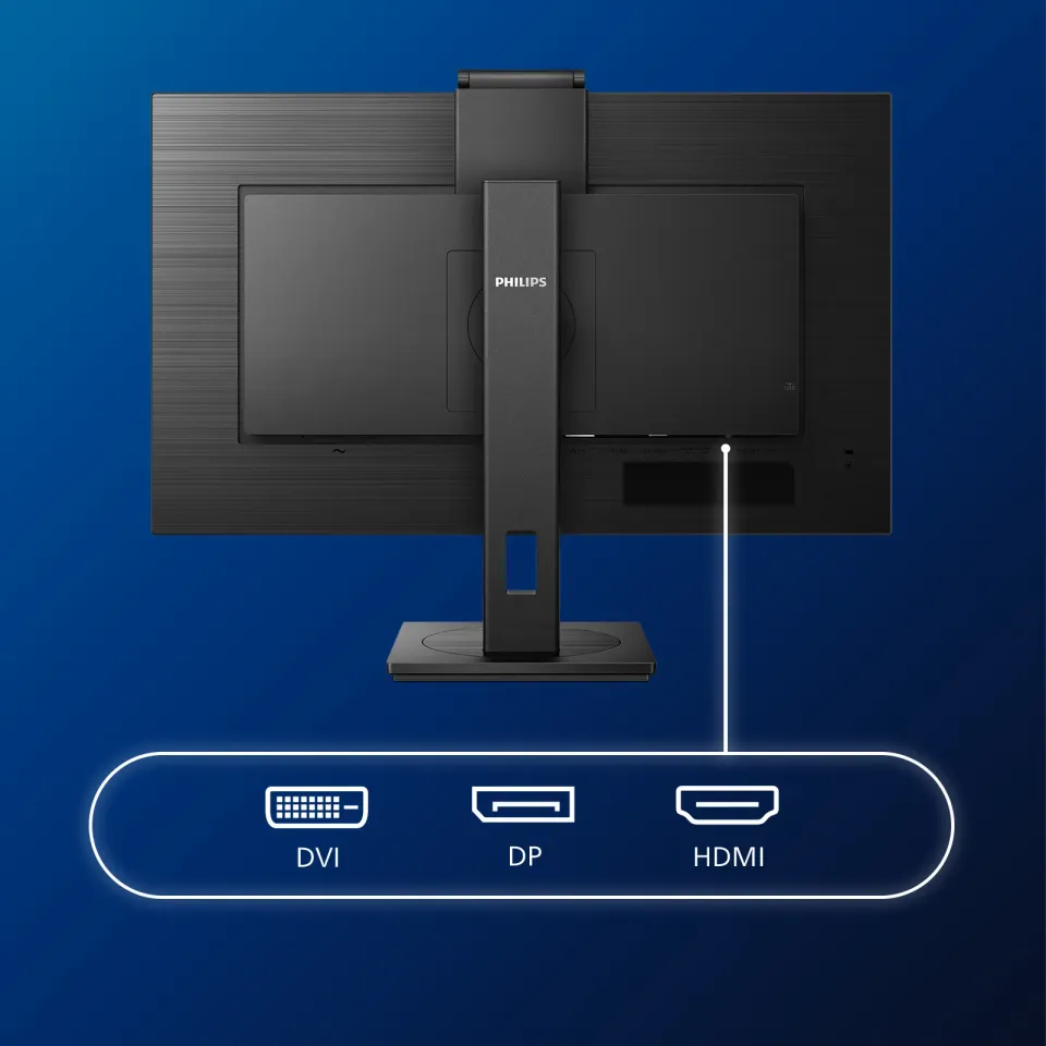 Philips LCD 272S1MH 27" IPS/1920x1080@75Hz/4ms/250cd/VGA/DVI/HDMI/DP/4xUSB/Webca