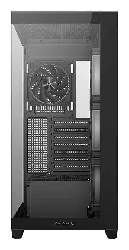 DEEPCOOL Case CG580 4F V2, ATX, Průhledná bočnice, 4x120mm ARGB, černá
