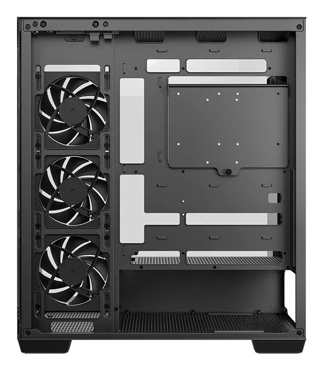DEEPCOOL Case CG580 4F V2, ATX, Průhledná bočnice, 4x120mm ARGB, černá
