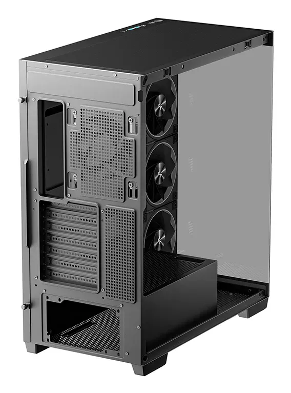 DEEPCOOL Case CG580 4F V2, ATX, Průhledná bočnice, 4x120mm ARGB, černá