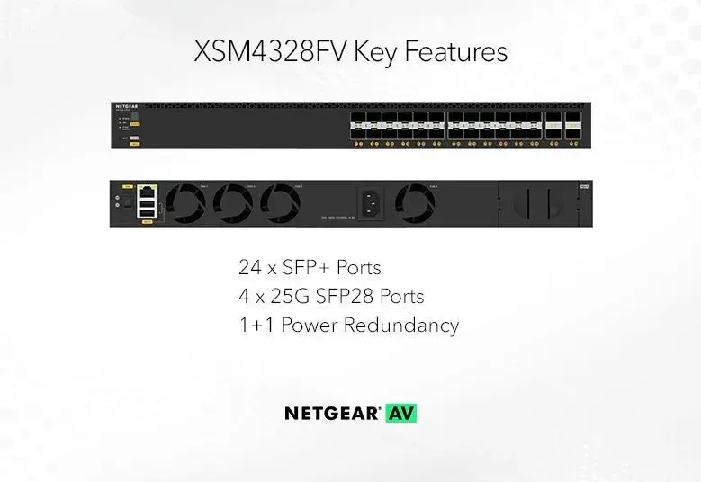 Netgear 28PT M4350-24X4V MANAGED SWITCH