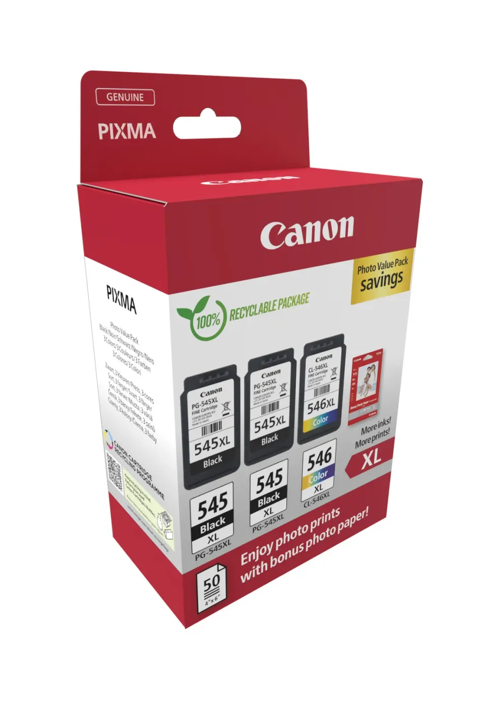 Canon cartridge PG-545XLx2/CL-546XL PVP