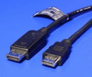 Kabel HDMI DisplayPort 1.0m DP M/ HDMI-A(M) (kportadk01-01)