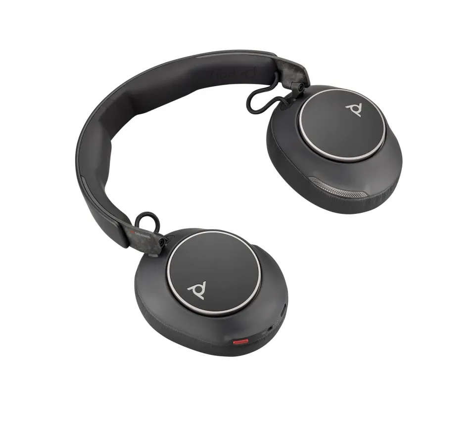 HP Poly bezdrátová náhlavní souprava Voyager Surround 80, BT700 USB-C adaptér, USB-C A adaptér, stereo
