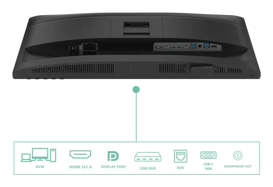 AOC LCD 24P4CV 23,8" IPS/1920x1080@120Hz/4ms/300cd/HDMI/DP/4xUSB/USB-C dock/RJ45