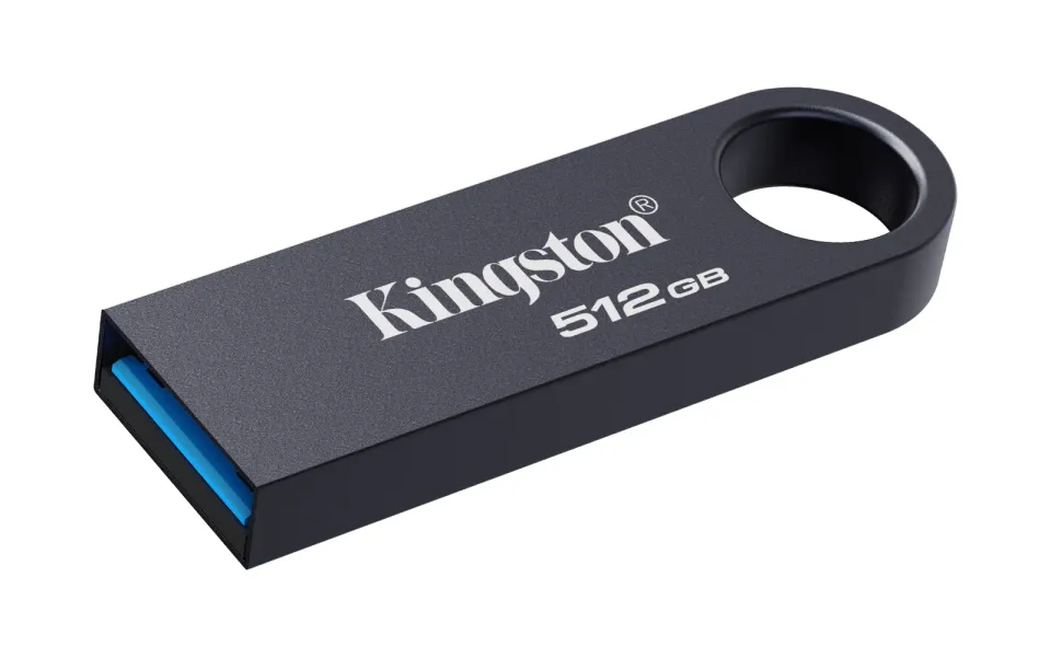 KINGSTON 512GB 220MB/s Kovový USB 3.2 Gen 3 DataTraveler SE9 G3 Dark Nickel