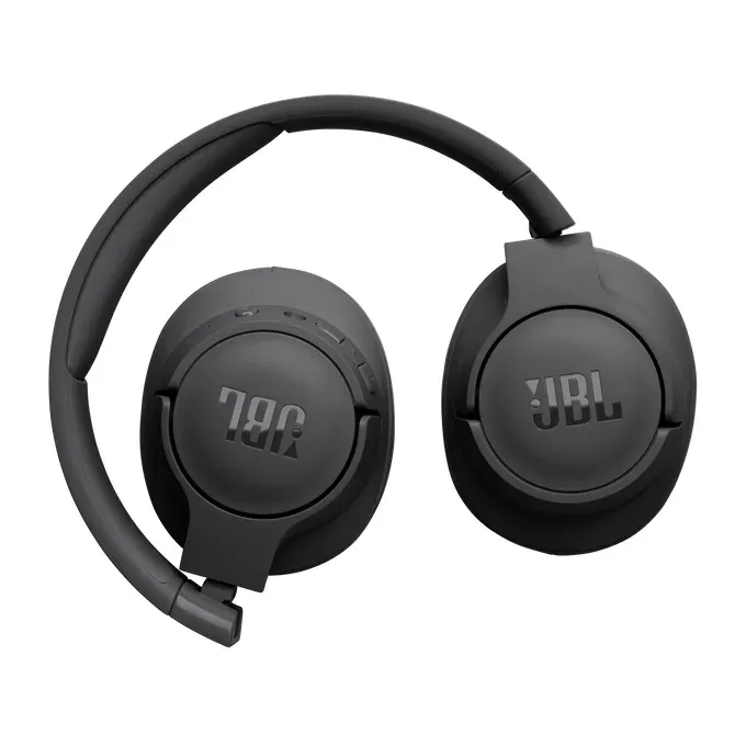 JBL Tune 720BT Black bezdrátová sluchátka přes uši, Bluetooth 5.3, až 76 hodin a rychlé dobití, černá