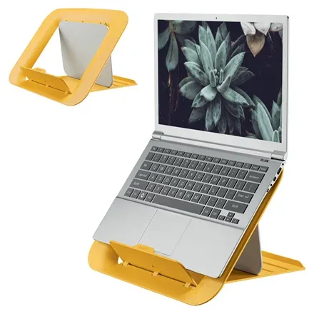 LEITZ Nastavitelný stojan pod notebook ERGO Cosy, teplá žlutá