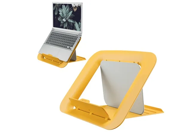 LEITZ Nastavitelný stojan pod notebook ERGO Cosy, teplá žlutá