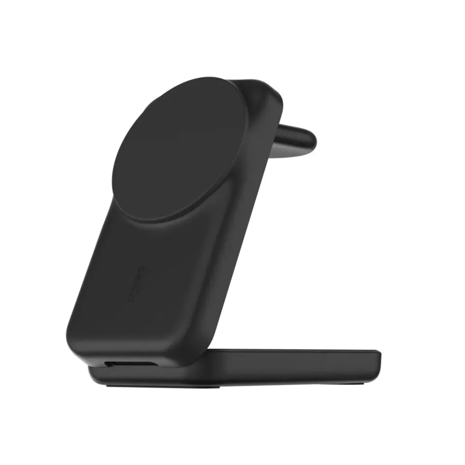 Belkin UltraCharge Qi2 25W 3v1 Magnetická skládací nabíječka pro iPhone/Apple Wa (WIZ036kqBK)