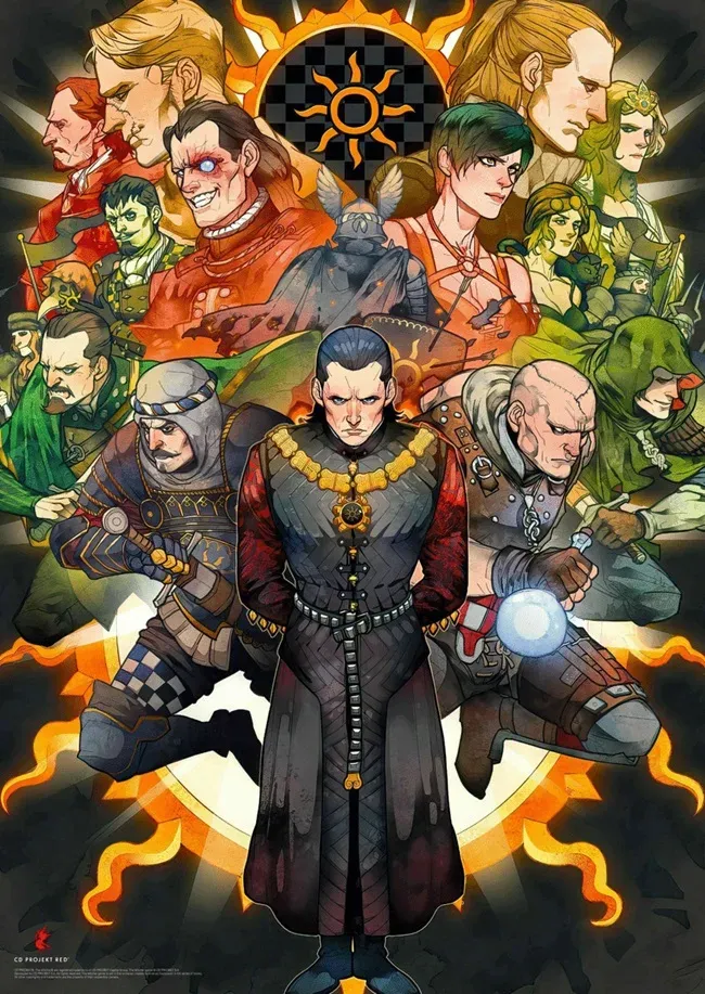 GLO GAMING PUZZLE: THE WITCHER NILFGAARD