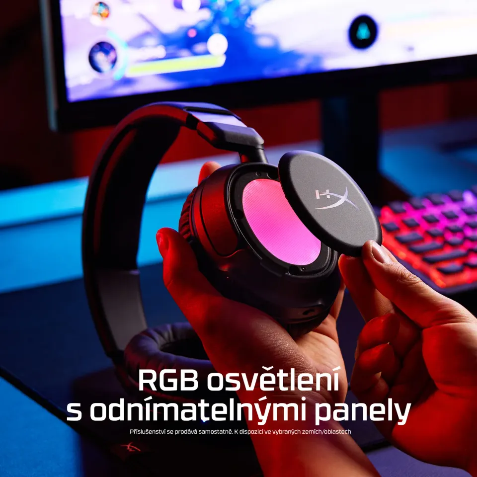 HyperX Cloud Flight 2/USB-C/BT/Bílá