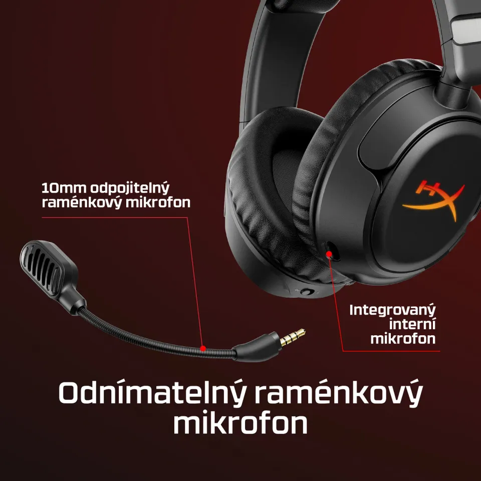 HyperX Cloud Flight 2/USB-C/BT/Bílá