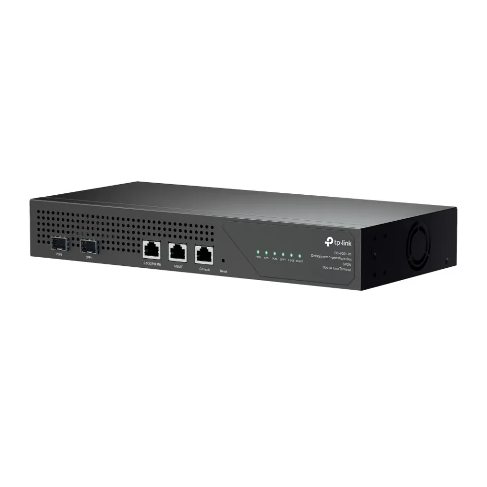 TP-Link DS-P7001-01 DeltaStream 1portový optický linkový terminál GPON Pizza-Box